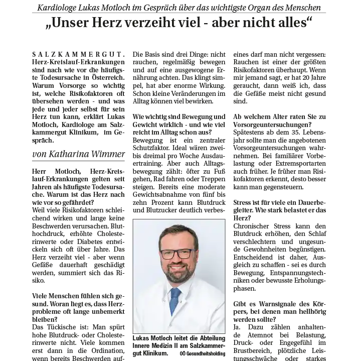 Unser Herz verzeiht viel aber nicht alles Interview Bad Ischler Wochenzeitung